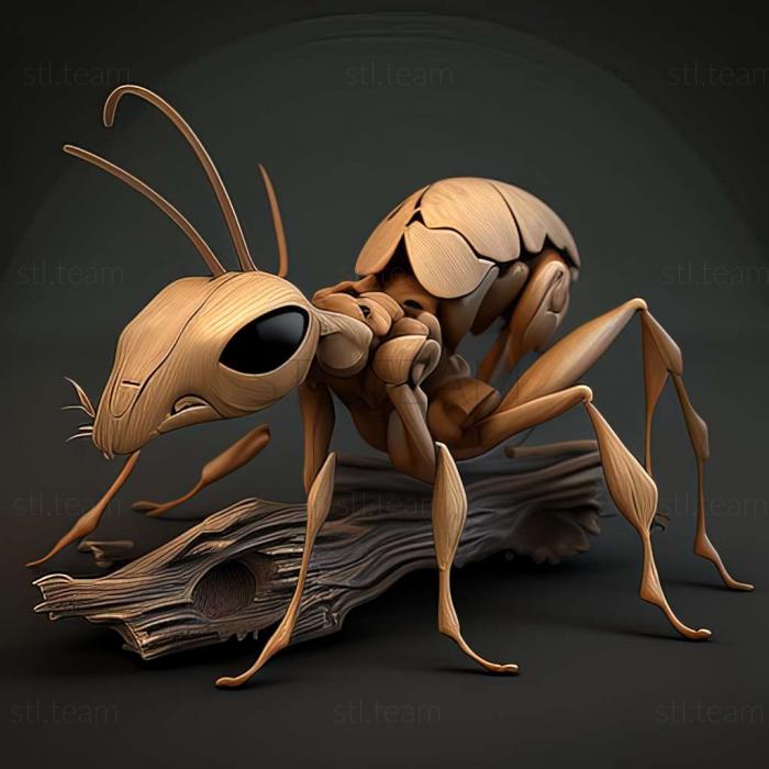 3D модель Pogonomyrmex badius (STL)